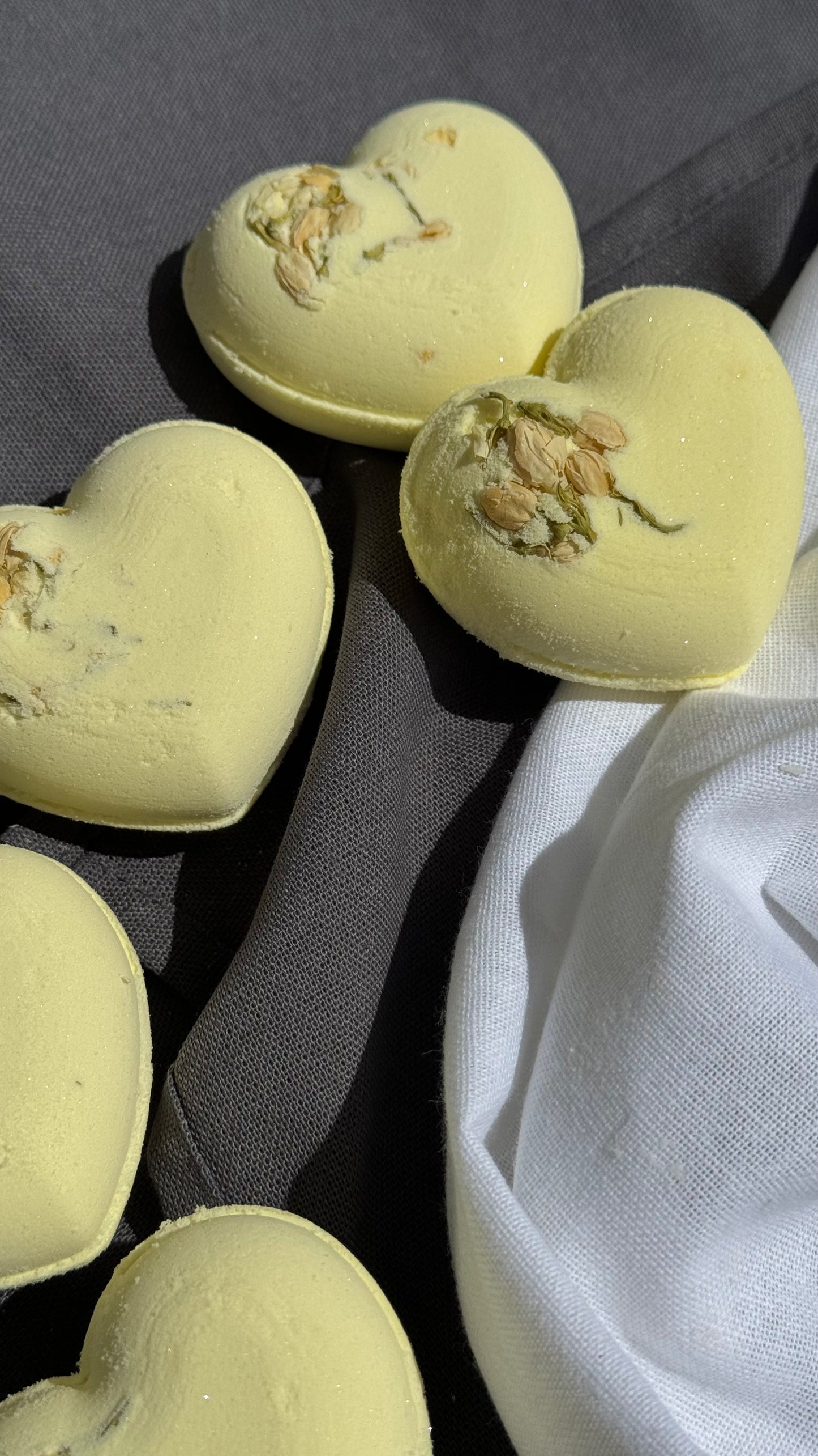 Bath bomb "Lemon heart”