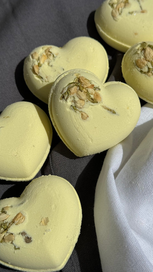 Bath bomb "Lemon heart”