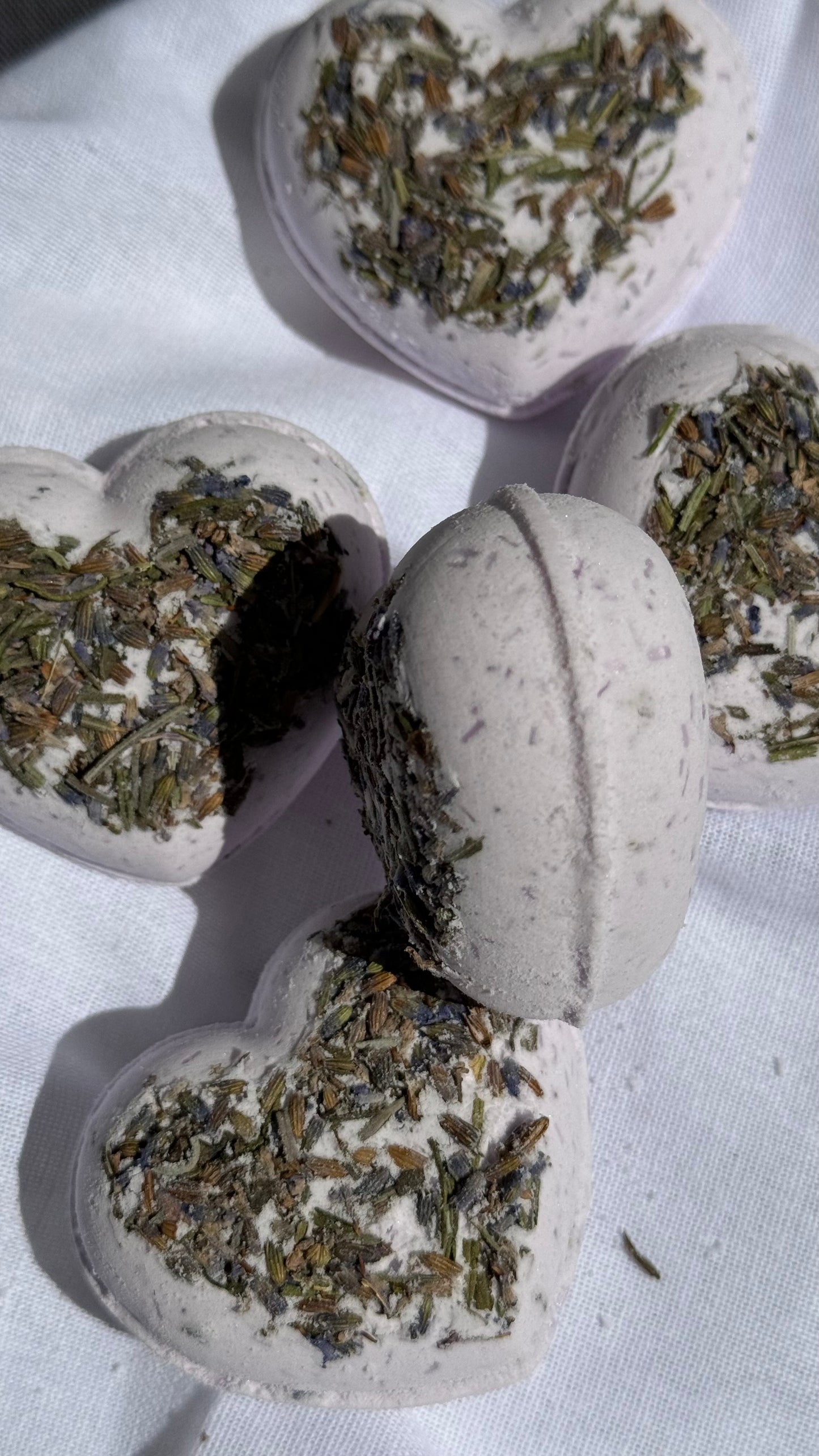 Bath bomb “Lavender heart”