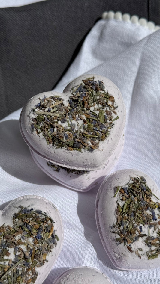 Bath bomb “Lavender heart”