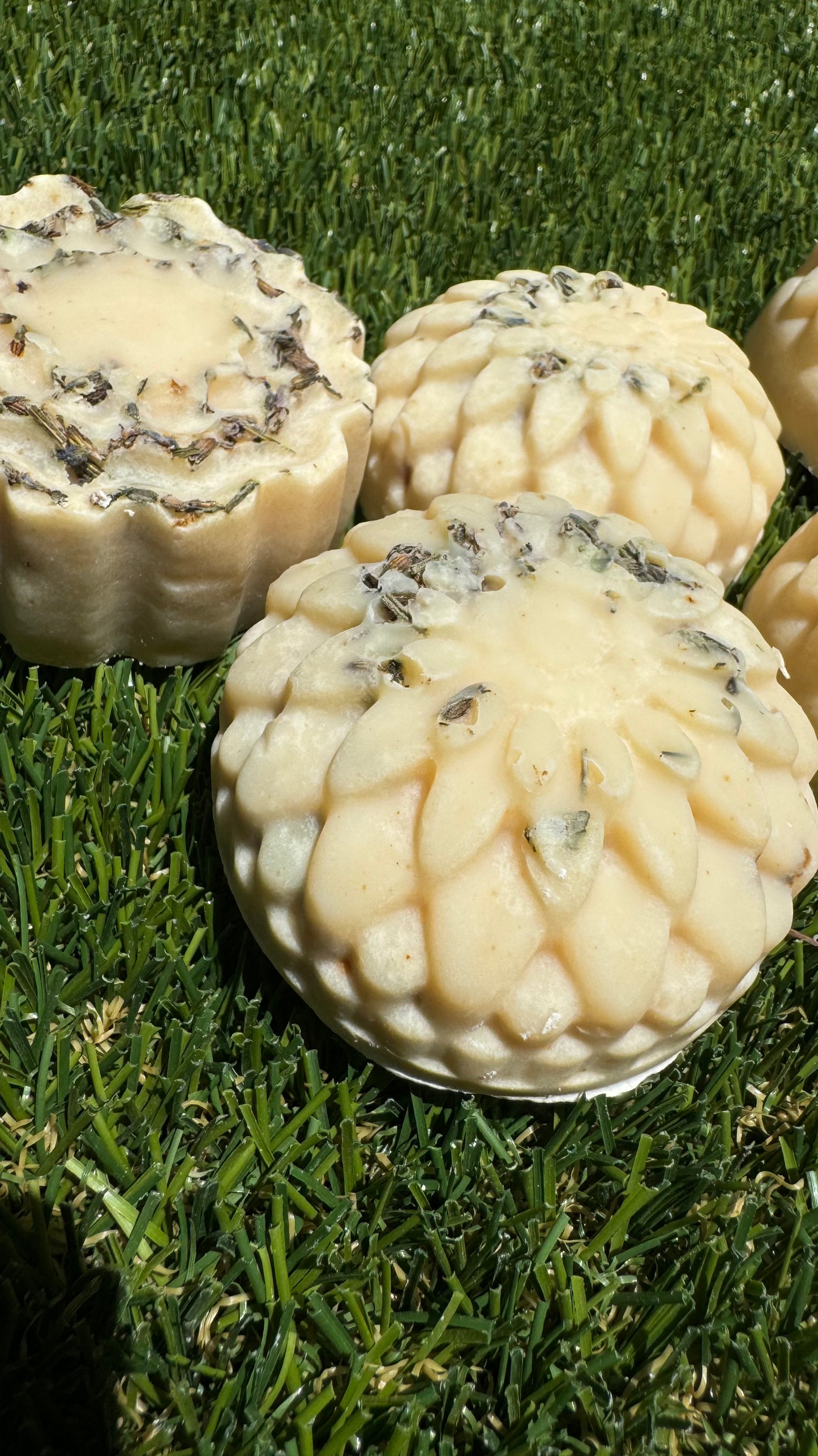 Soap "Poppy and Turmeric" Flower bars of soap